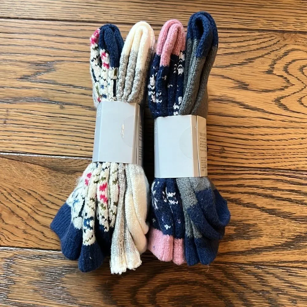 4pr-West Loop Women’s Butter Socks Size 4-10 4 Pair, NWT‎ D14
